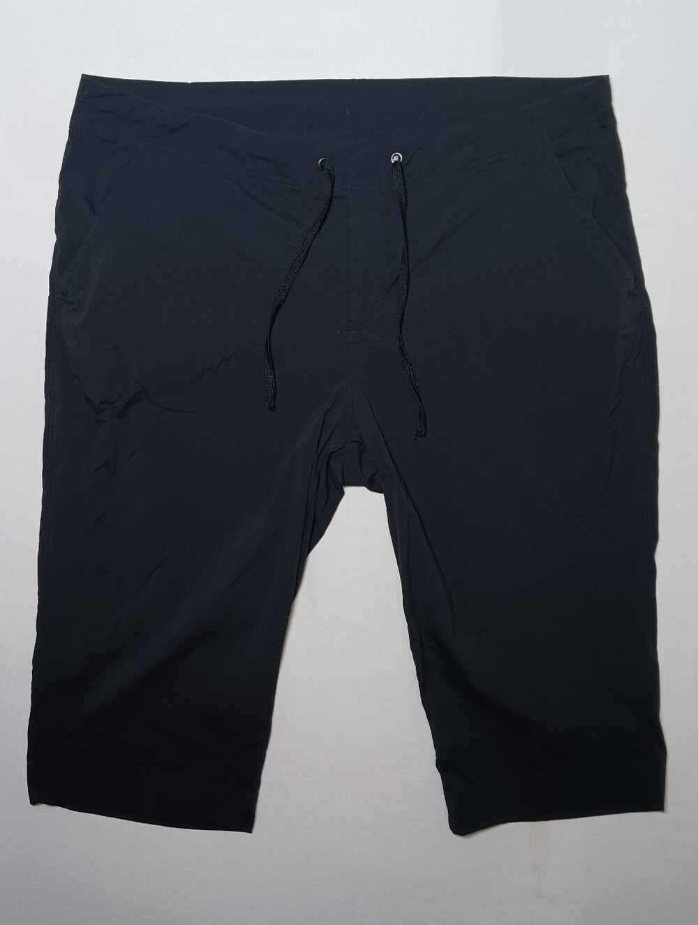 Columbia Omni-Shade Womens Black Anytime Capri Pants Plus Size 20W 40X18 AW8653